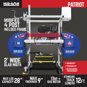 Hudson Patriot Sawmill Product specs