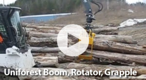 Uniforest Boom Rotator and Grapple Video